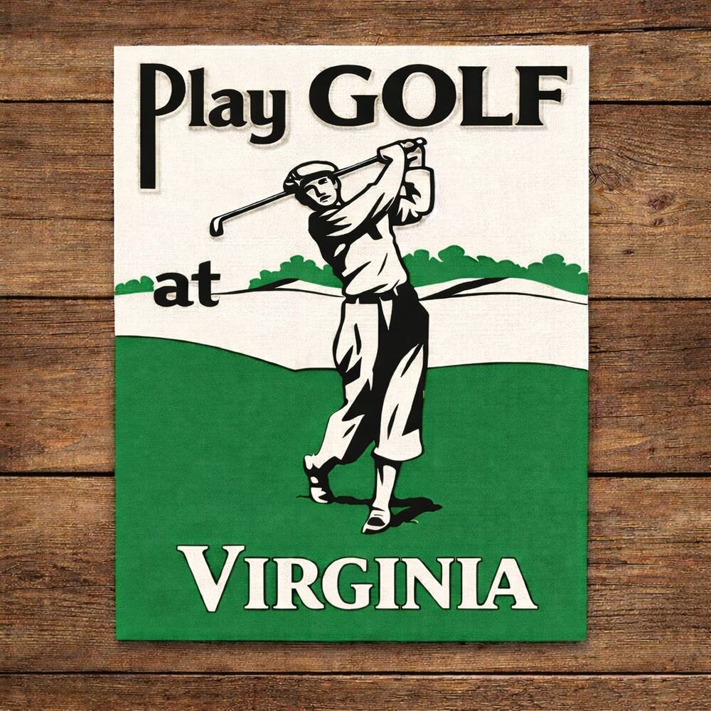 Play Golf At Virginia Sign Golf Course Golfing